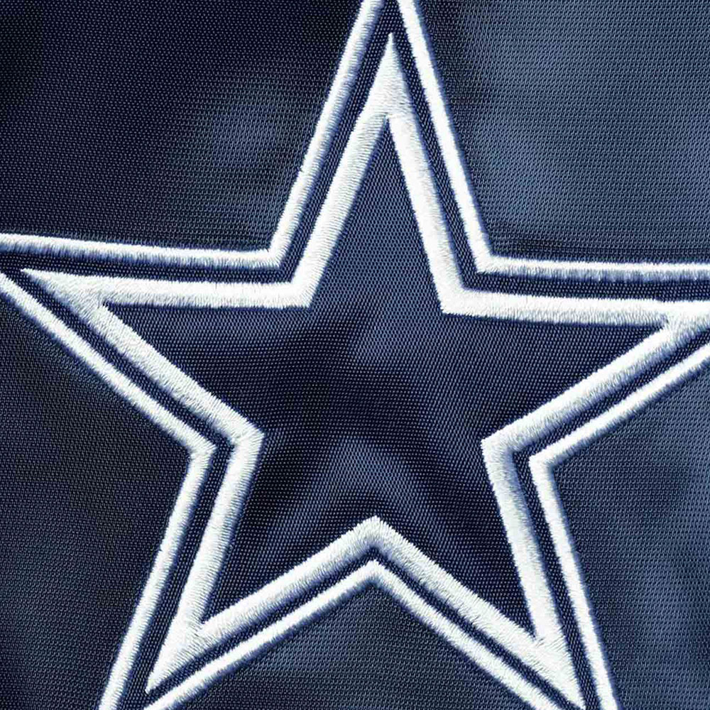 Dallas Cowboys Enforcer Navy/Silver Satin Jacket - Image 4