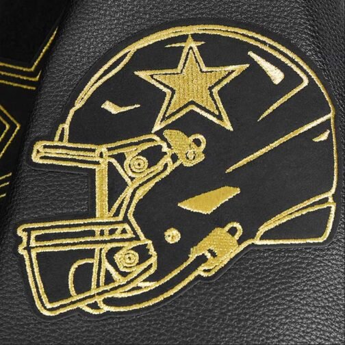 Dallas Cowboys Full-Zip Black Varsity Jacket - Image 7