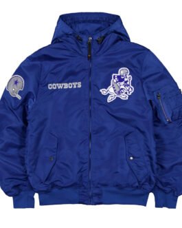 Dallas Cowboys Historic L-2B Hooded Bomber Jacket