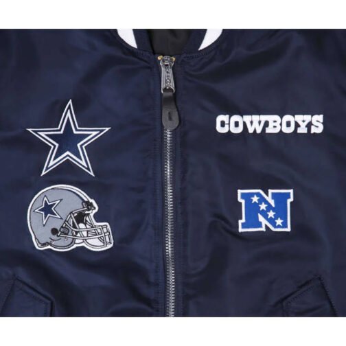 Dallas Cowboys Bomber MA-1 Jacket - Image 7