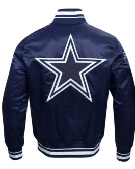 Dallas Cowboys Mashup Classic Rib Satin Jacket