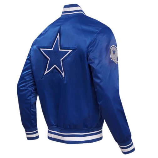 Dallas Cowboys Retro Classic Rib Jacket - Image 6