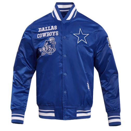 Dallas Cowboys Retro Classic Rib Jacket - Image 2