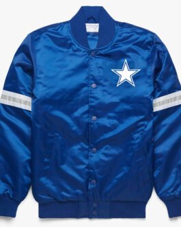 Royal Dallas Cowboys Satin Jacket