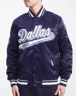 Dallas Cowboys Script Tail Midnight Navy Jacket