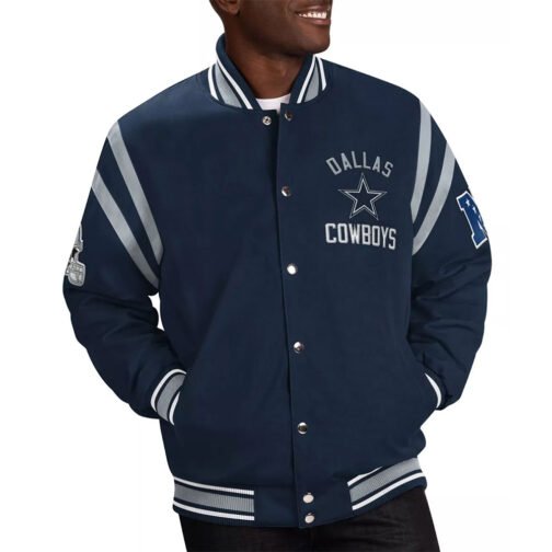 Dallas Cowboys Tailback Navy Varsity Jacket