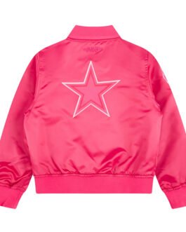 Dallas Cowboys Triple Pink Satin Jacket