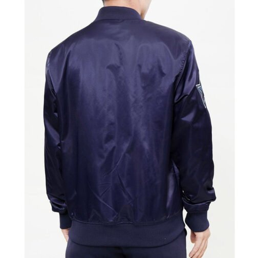 Dallas Cowboys Wordmark Satin Jacket - Image 2