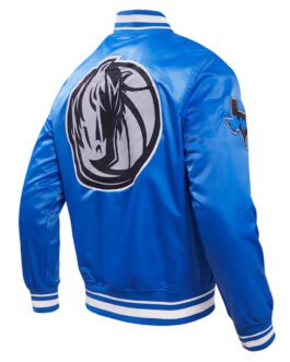 Dallas Mavericks 2023/24 City Edition Royal Satin Jacket