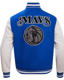 Dallas Mavericks 2023/24 City Edition Royal Varsity Jacket