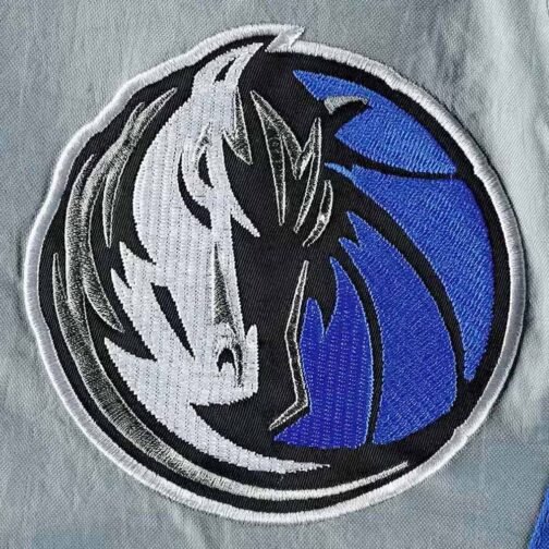 Body Check Dallas Mavericks Half-Zip Hoodie Jacket - Image 4