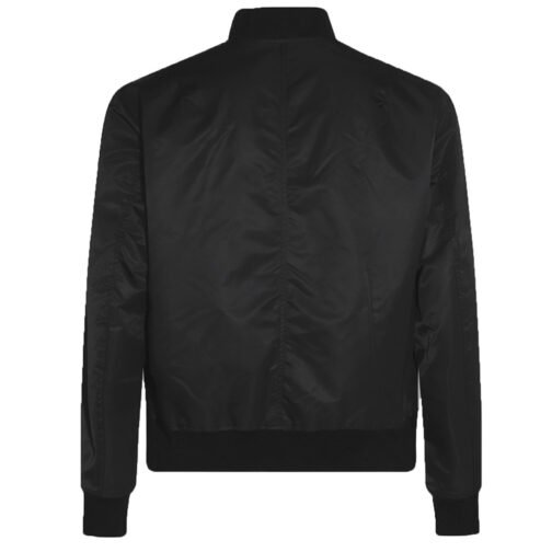 Dallas Mavericks Bomber Black Lightweight Nylon Jacket - Image 3