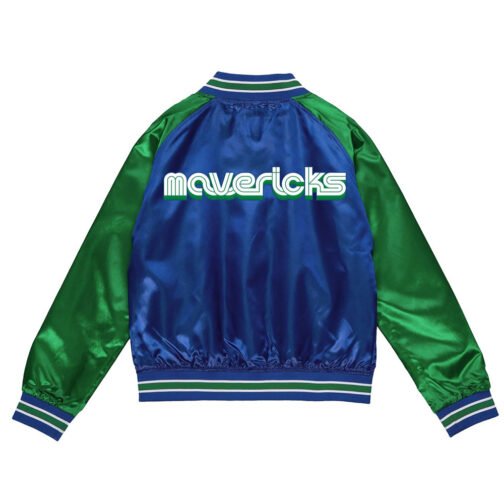 Dallas Mavericks City Edition Lightweight Satin Jacket - Image 2