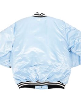 Dallas Mavericks Light Blue Satin Jacket