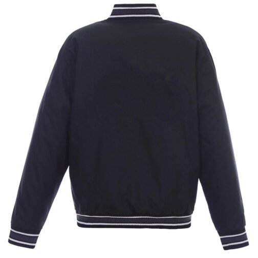 Dallas Mavericks Navy Poly-Twill Front-Hit Jacket - Image 2