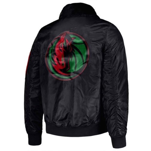 Dallas Mavericks Ty Mopkins Black Jacket - Image 2