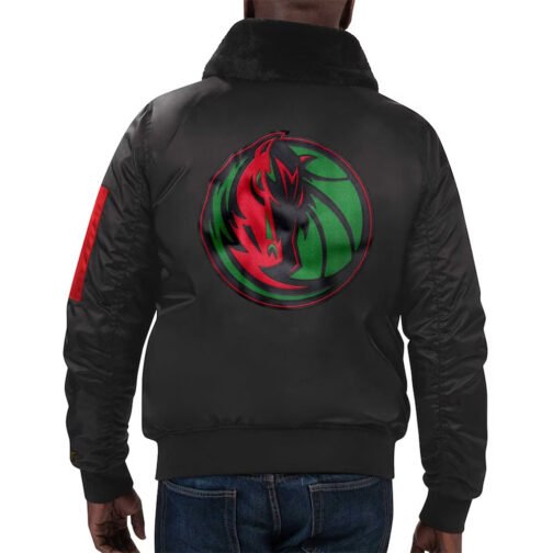 Dallas Mavericks Ty Mopkins Black Jacket - Image 4