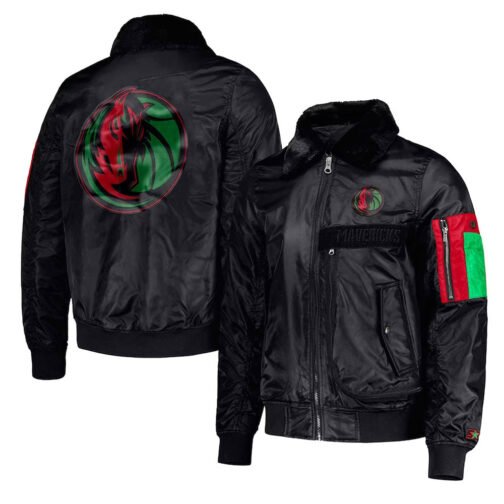 Dallas Mavericks Ty Mopkins Black Jacket - Image 5