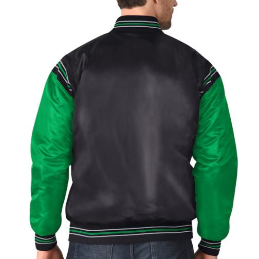 Dallas Stars 2024 Global Series Varsity Satin Jacket - Image 2