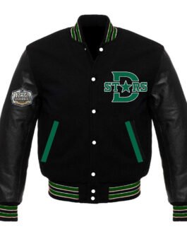 Dallas Stars Varsity Wool/Leather Jacket