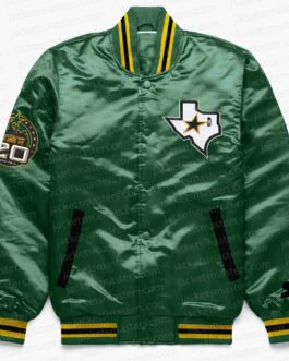 Dallas Stars Green Satin Jacket