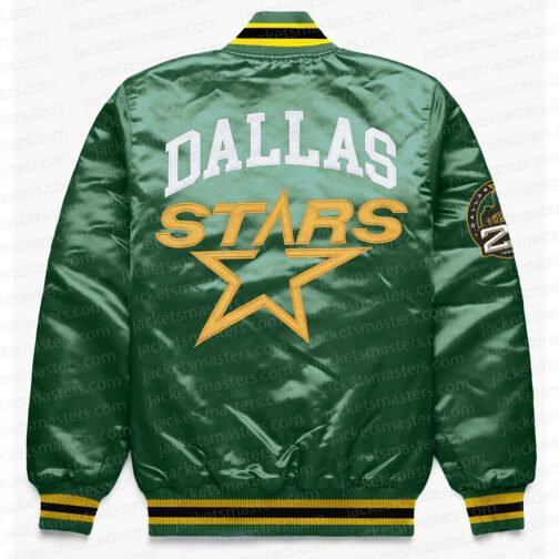 Dallas Stars Green Satin Jacket - Image 2