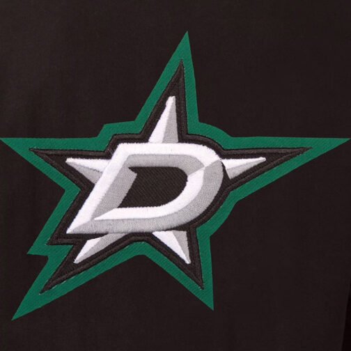 Dallas Stars Lightweight Bomber Nylon Black Jacket - Image 3