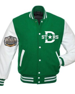 Dallas Stars Varsity Wool/Leather Jacket