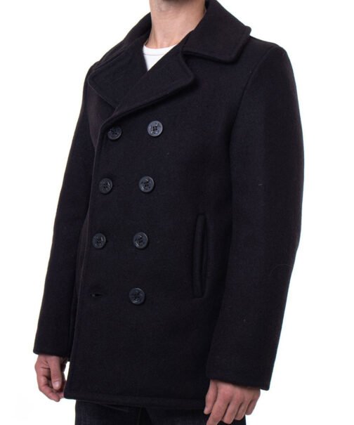 Damian Lewis Billions Wool Peacoat - Image 5