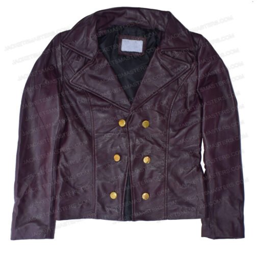Kyoko Kirigiri Danganronpa Purple Leather Jacket - Image 4