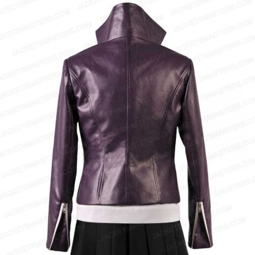 Kyoko Kirigiri Danganronpa Purple Leather Jacket - Image 3