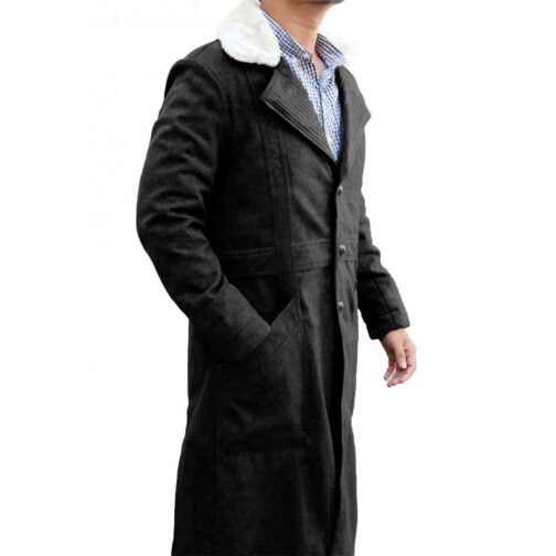 The Falcon and The Winter Soldier Daniel Bruhl Wool Coat - Image 7