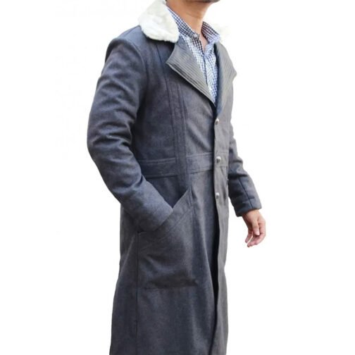 The Falcon and The Winter Soldier Daniel Bruhl Wool Coat - Image 6