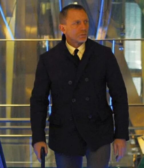 Skyfall Daniel Craig Peacoat - Image 2
