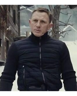 Daniel Craig Spectre Blue Bomber Jacket
