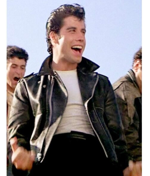 John Travolta T Birds Danny Zuko Leather Jacket - Image 4