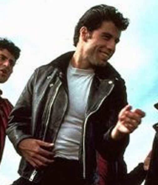 John Travolta T Birds Danny Zuko Leather Jacket - Image 5