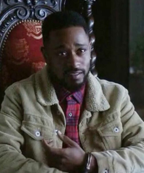 Lakeith Stanfield Atlanta Jacket with Fur Collar - Image 3
