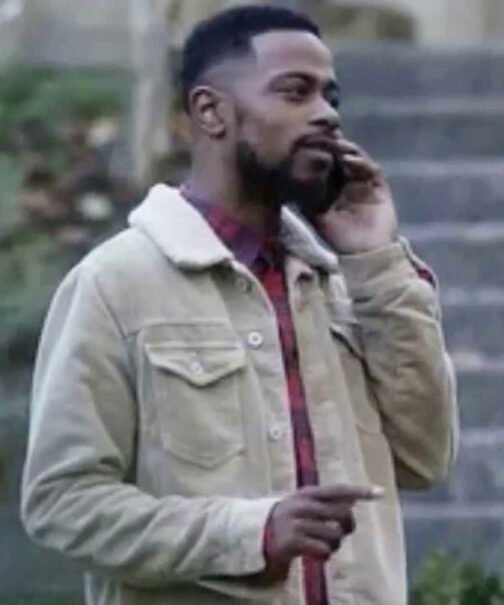Lakeith Stanfield Atlanta Jacket with Fur Collar - Image 4