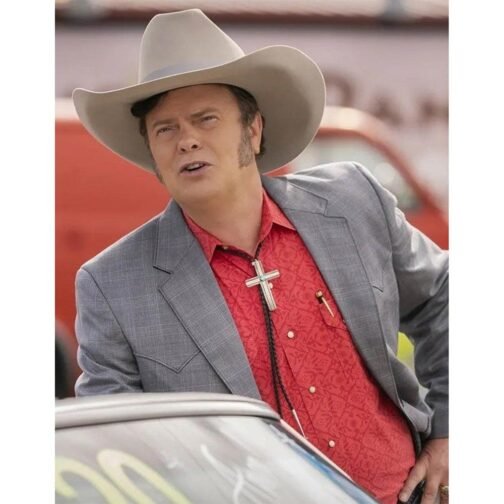 Rainn Wilson Dark Winds Gray Blazer