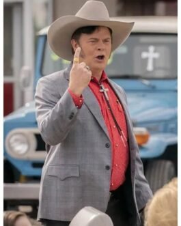 Rainn Wilson Dark Winds Gray Blazer