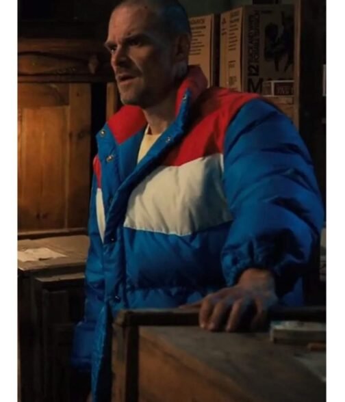David Harbour Stranger Things S04 Puffer Jacket - Image 8
