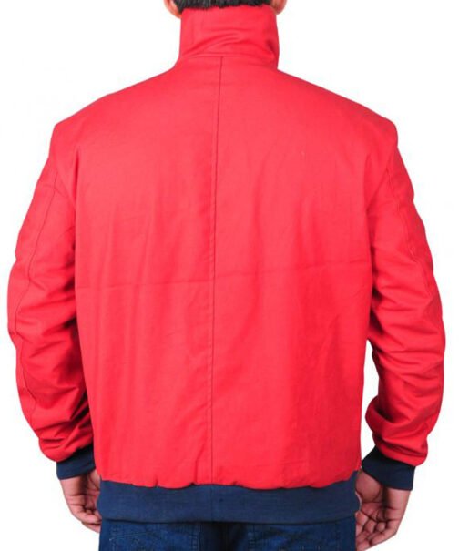Baywatch David Hasselhoff Red Bomber Jacket - Image 3