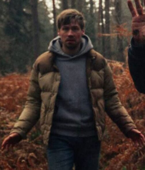 David Kross Prey Brown Jacket - Image 6