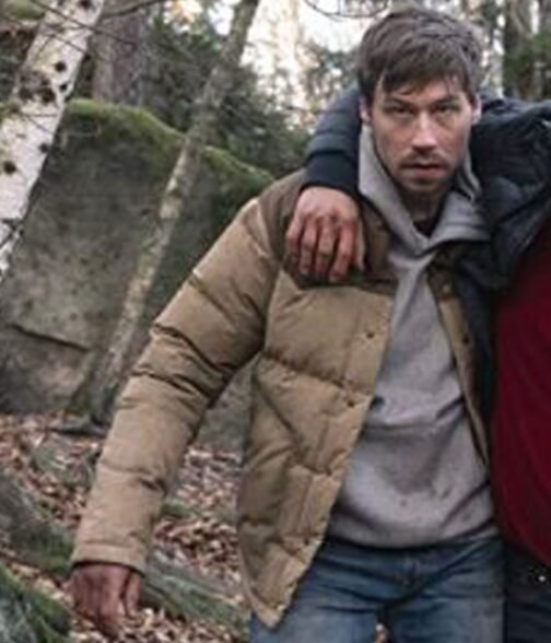 David Kross Prey Brown Jacket - Image 5
