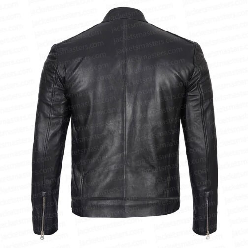 David Mazouz Gotham Season 5 Leather Jacket - Image 3