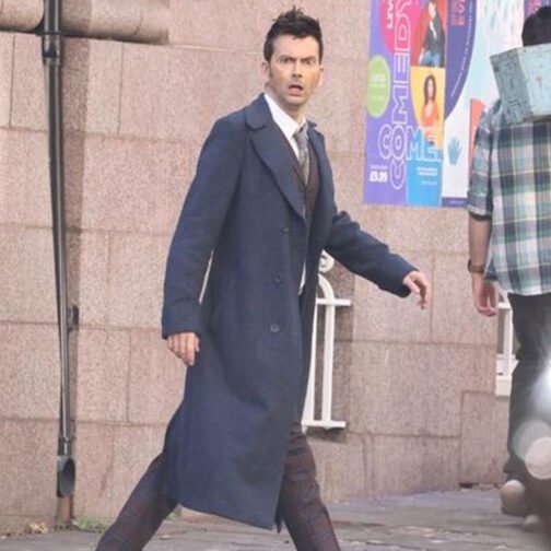 Fourteenth Doctor Who Wool Trench Coat - Image 26