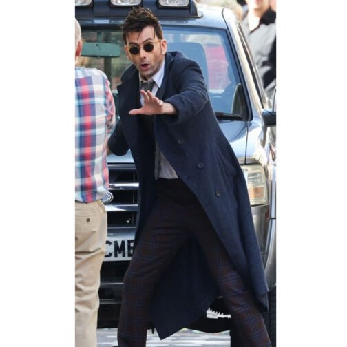 Fourteenth Doctor Who Wool Trench Coat - Image 28