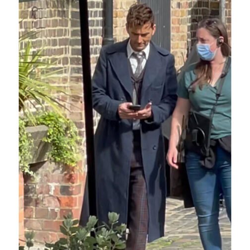 Fourteenth Doctor Who Wool Trench Coat - Image 12