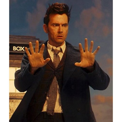 Fourteenth Doctor Who Wool Trench Coat - Image 13